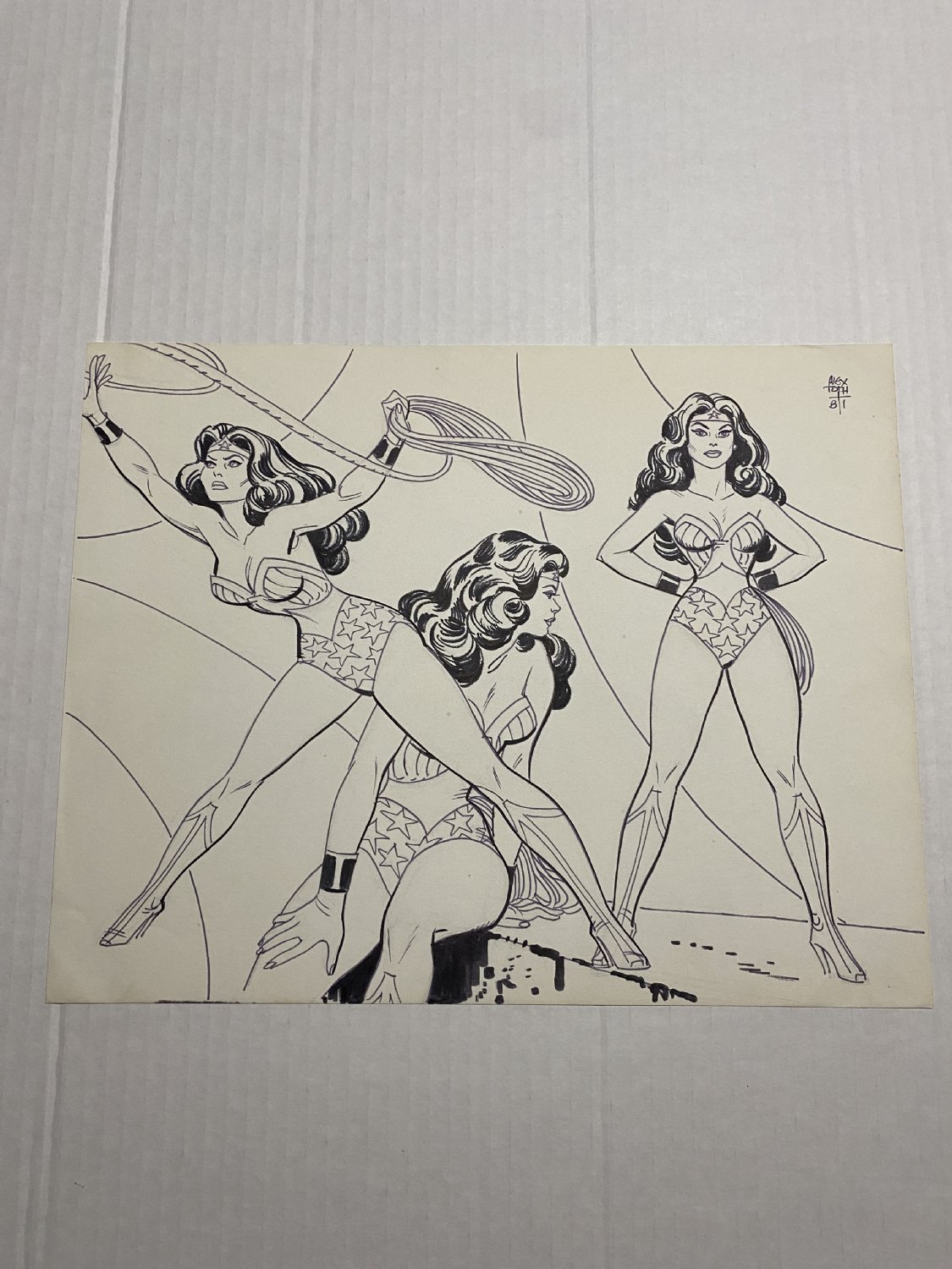  Toth Underoos concept art Wonder Woman by Alex Toth